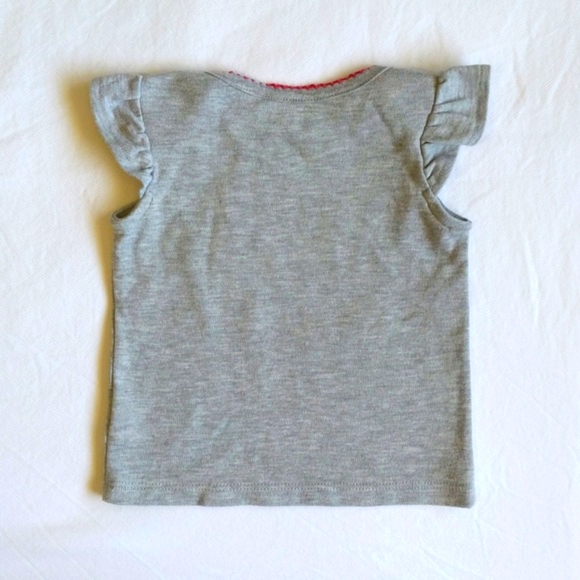 juicy couture cherry graphic flutter cap sleeve top 18 months - Picture 4 of 5